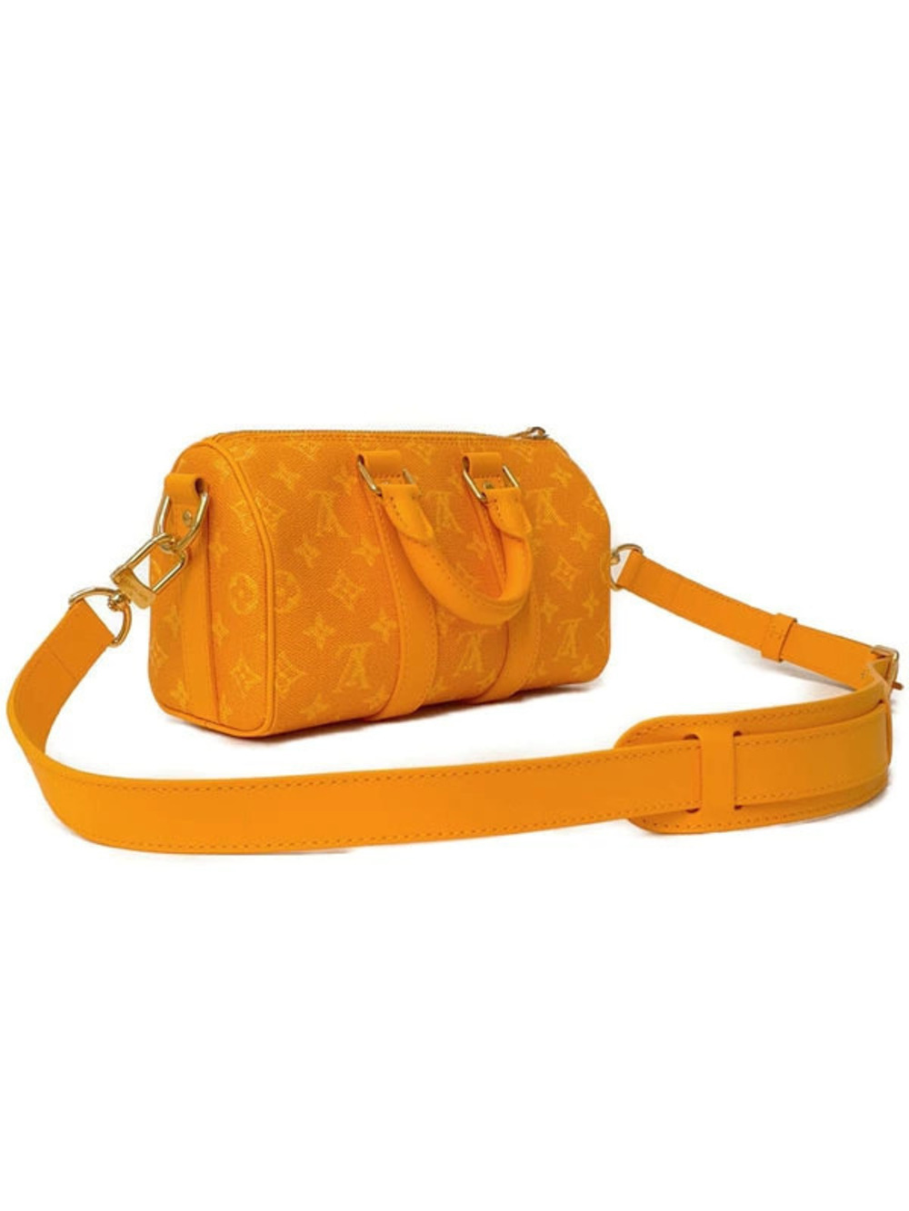 Louis Vuitton Bag Keepall Bandouliere Heritage Monogram Brown